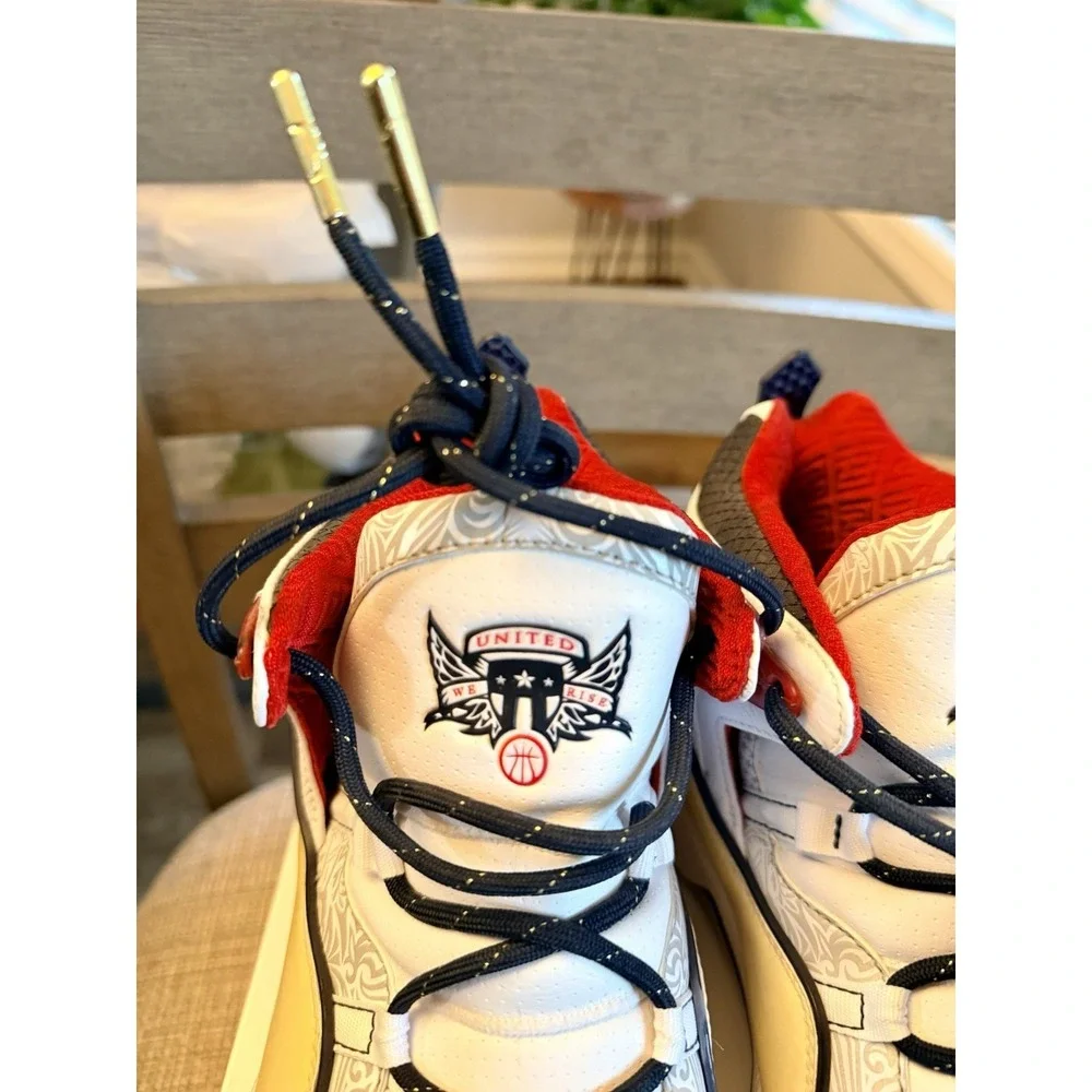 Jordan Gold Promo Sample Tag USA 2008 Olympics Basketball Men's Size 12.5